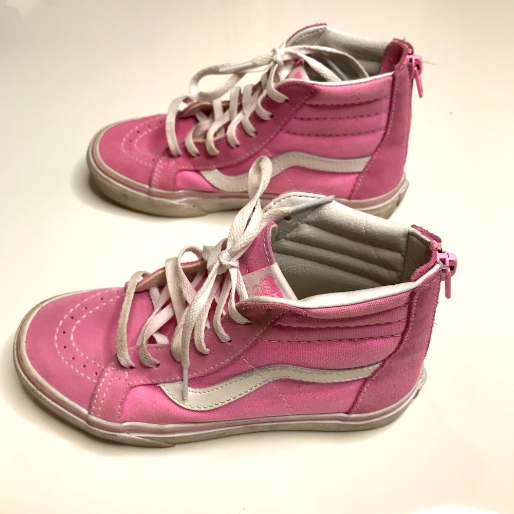 Vans - Hi Old Skool Pink White Sneakers Sr#721454